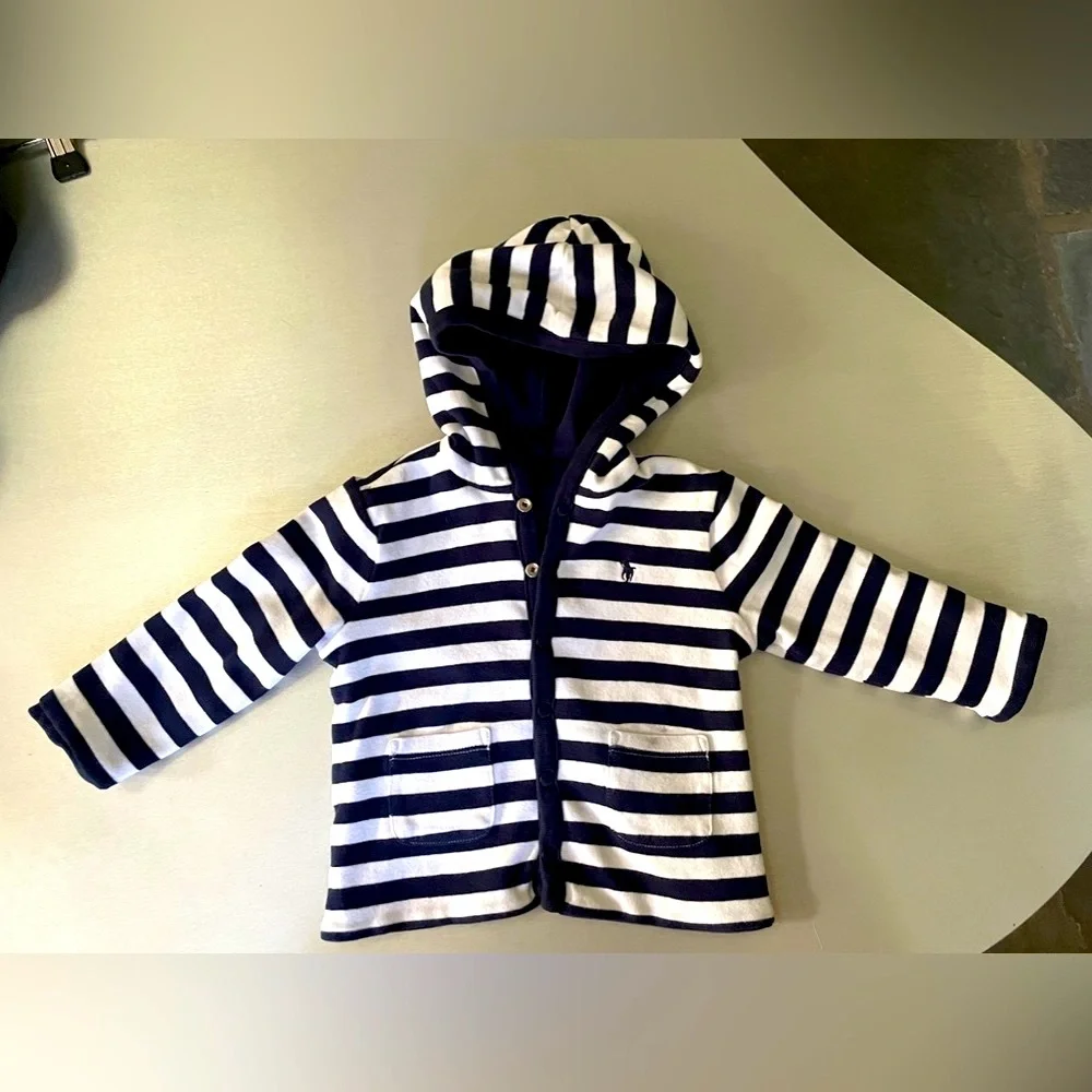 Ralph Lauren NWOT reversible hoodie 9 months